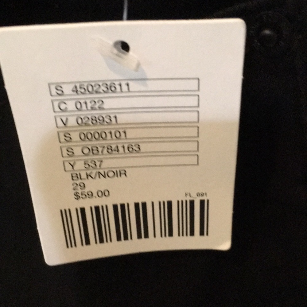 BDG Twig fray high rise skinny black jean 28 29 - Picture 7 of 8